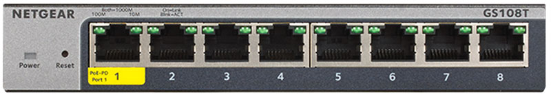 Коммутатор NETGEAR GS108T (GS108T-300PES) в Киеве