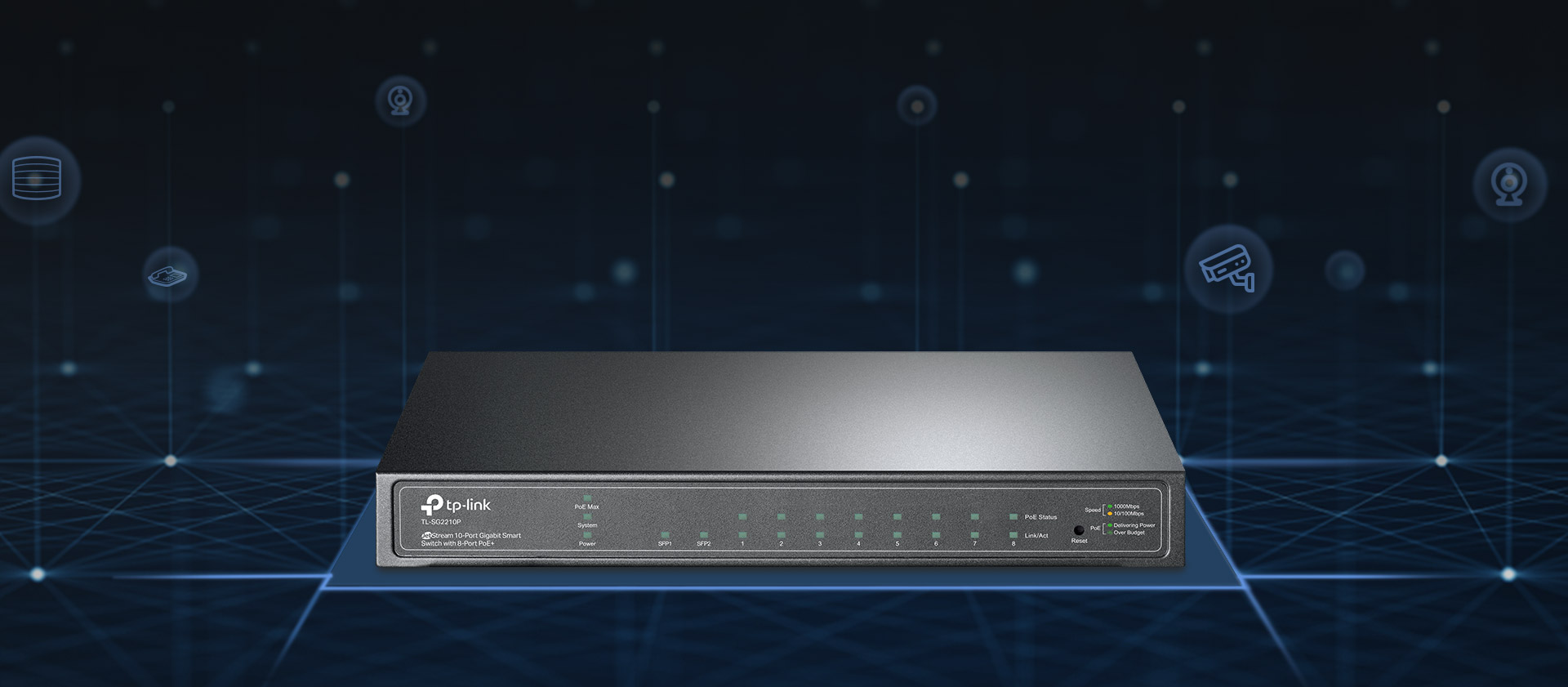 Комутатор TP-LINK TL-SG2210P · 3