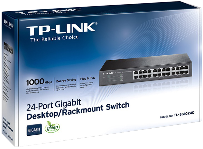 Комутатор TP-LINK TL-SG1024D · 3