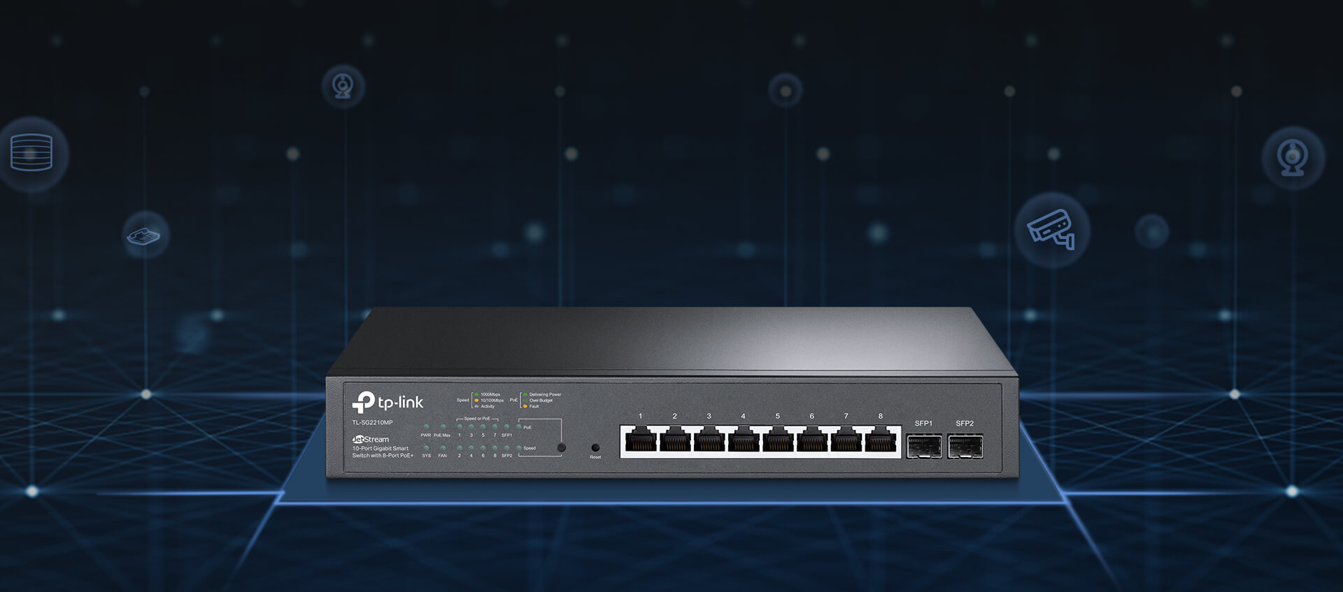 Комутатор TP-LINK TL-SG2210MP · 5