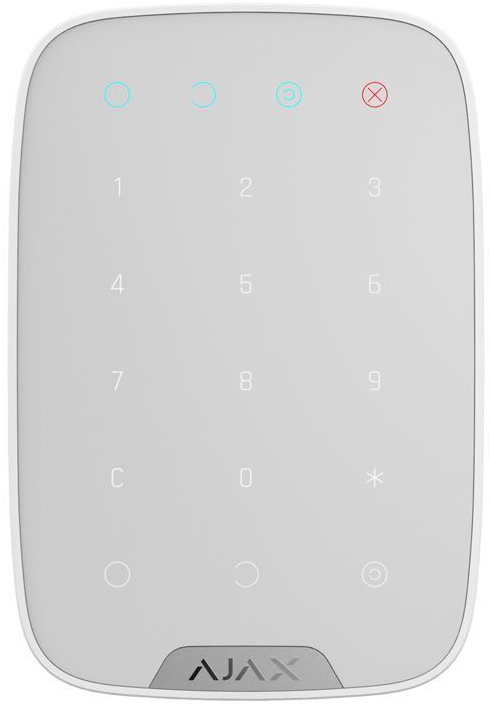 Беспроводная сенсорная клавиатура AJAX KeyPad Белая (000005652) в Киеве