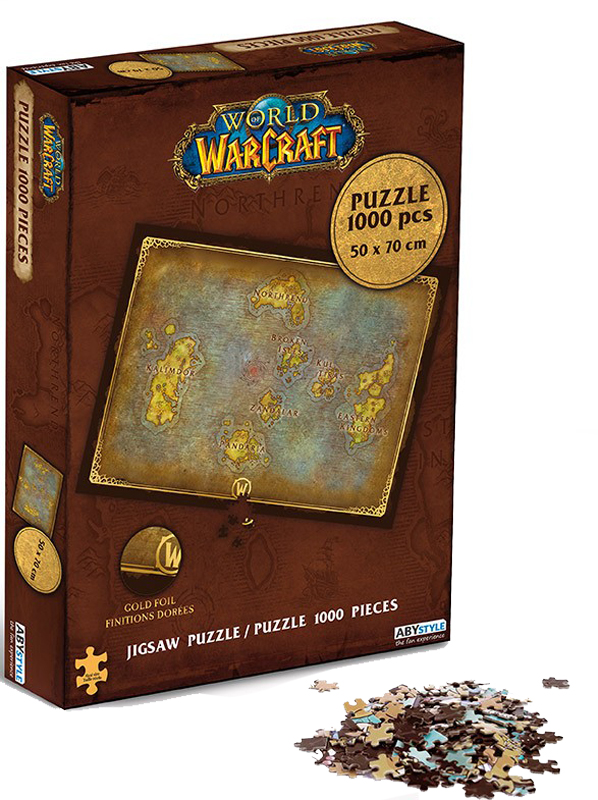 Пазл ABYSTYLE World of Warcraft Azeroth's map 1000 ps (ABYJDP011) в Киеве