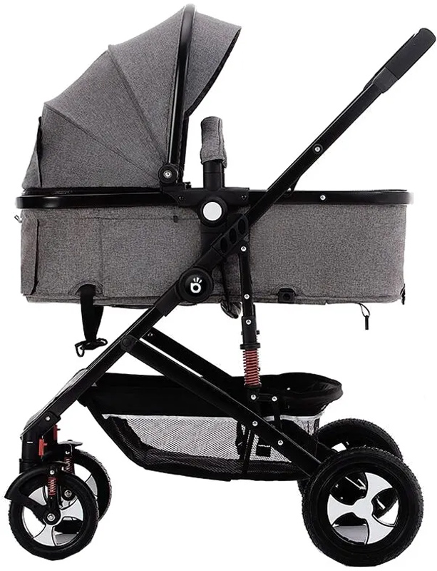 Детская коляска-трансформер JIAOBEI High landscape Grey (821487) в Киеве