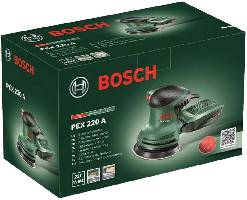 Ексцентрикова шліфмашина BOSCH PEX 220 A (0.603.378.020) · 3