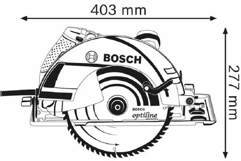Пила дискова BOSCH GKS 235 Turbo Professional (0.601.5A2.001) · 2