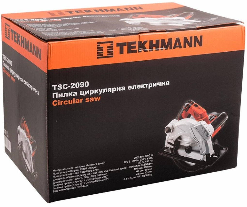 Пила дискова TEKHMANN TSC-2090 (845415) · 4