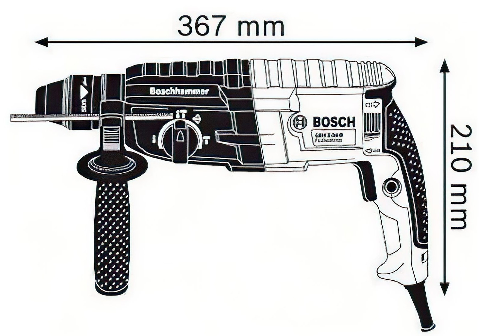Перфоратор Bosch GBH 2-24 D · 3