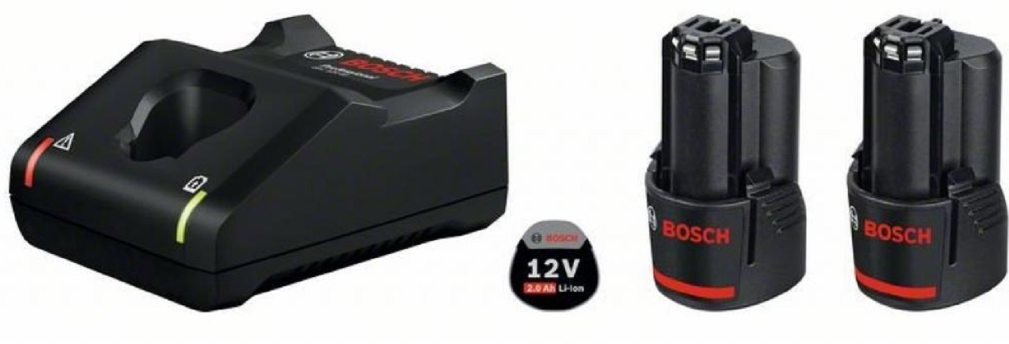 Акумулятор та зарядний пристрій BOSCH GBA 12В 2Aч GAL 12V-40 (1.600.A01.9R8) в Києві