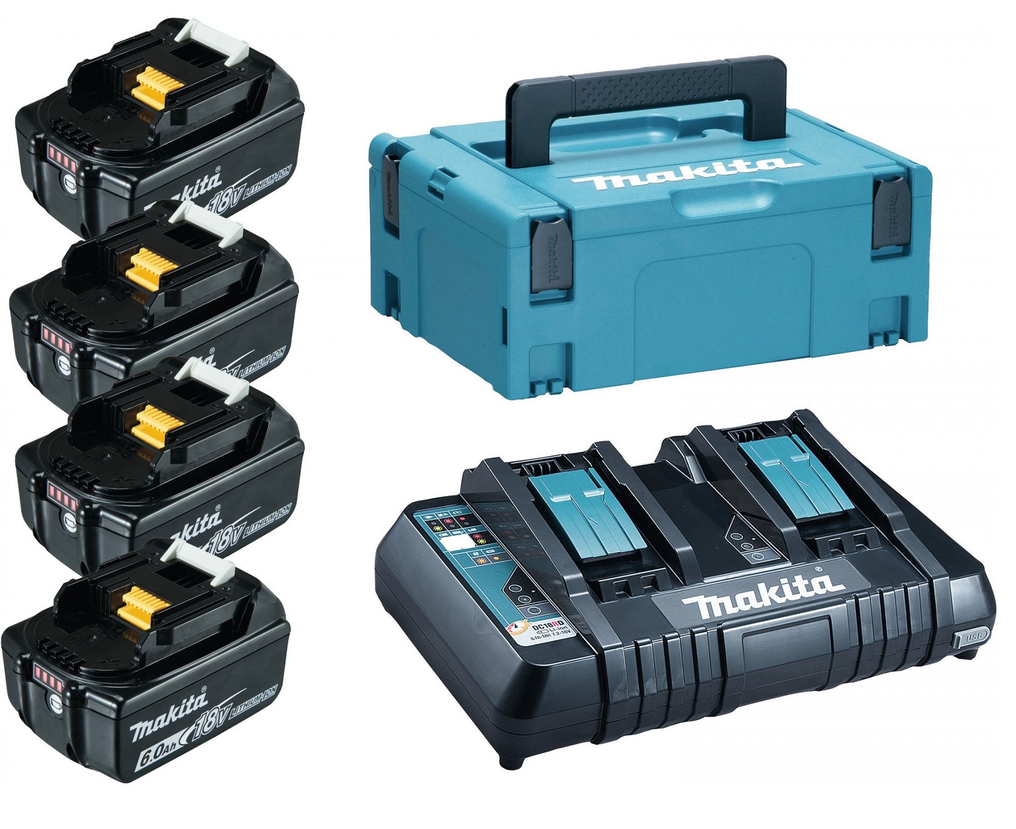 Набір акумулятор зарядний пристрій MAKITA (198091-4) в Києві