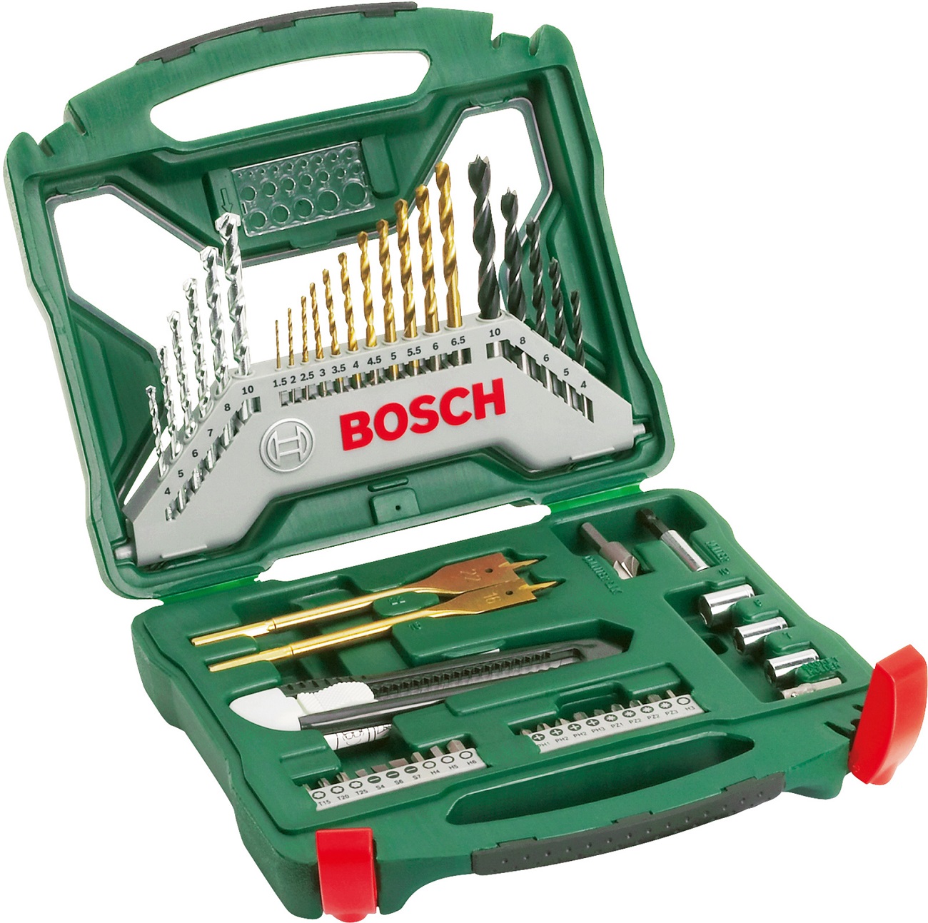 Набор инструментов BOSCH X-LINE-50 TITANIUM 50 шт (2.607.019.327) в Киеве