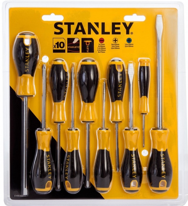 

Набор отверток Stanley ESSENTIAL 10шт. (STHT0-60211)