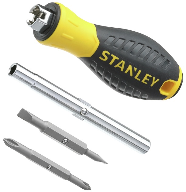 Отвертка STANLEY 6 Way со сменными насадками (0-68-012) в Киеве