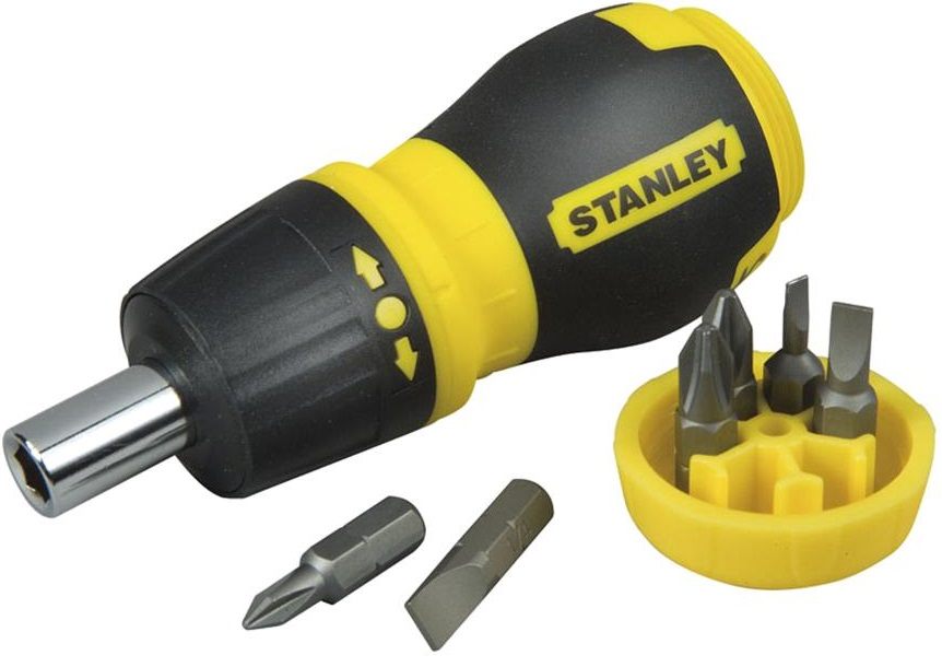 Викрутка STANLEY Multibit Stubby з 6 насадками (0-66-358) в Києві