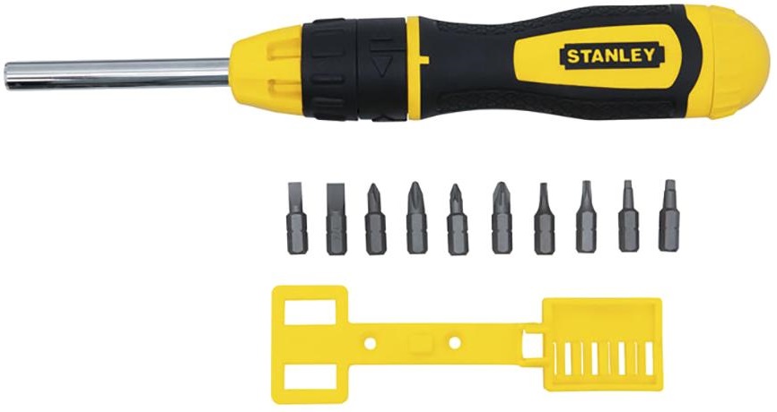 Отвертка STANLEY Multibit с 10 сменными насадками (0-68-010) в Киеве