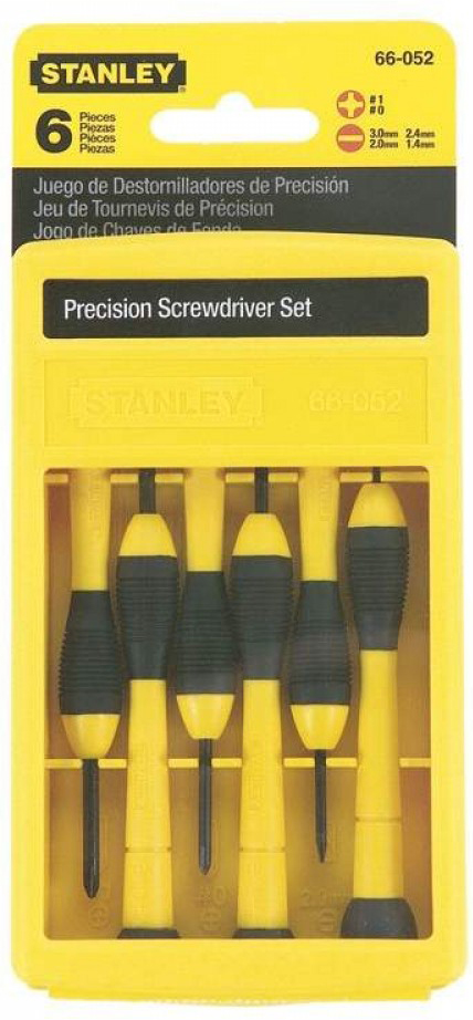 Набор отверток STANLEY Instrument для точной механики 6шт (0-66-052) в Киеве