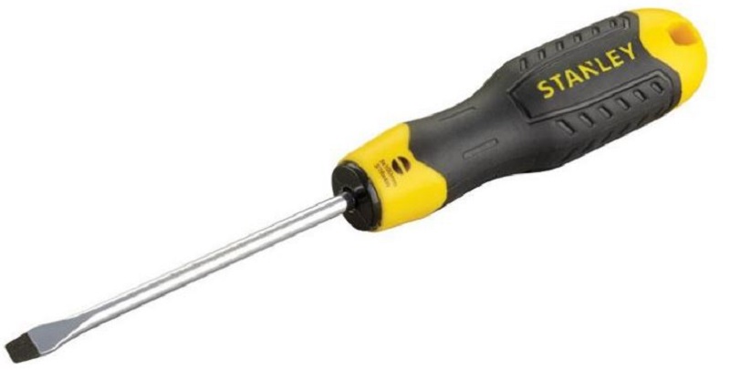 Отвертка STANLEY "Cushion Grip" Sl  8,0 мм 150мм (блистер) в Киеве