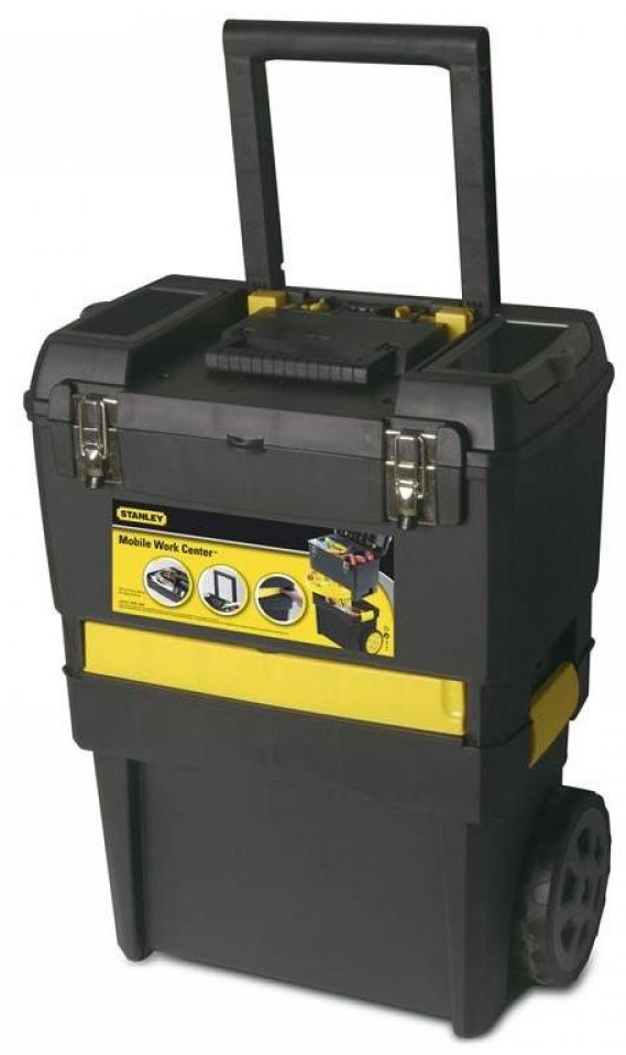 Ящик инструментальный STANLEY  с колесами 47x29.7x62см "Rolling Workshop" (STST1-70598) в Киеве