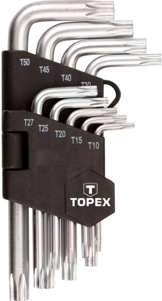 Набір ключів шестигранних TOPEX 35D960 Torx T10-T50 9 шт. в Києві