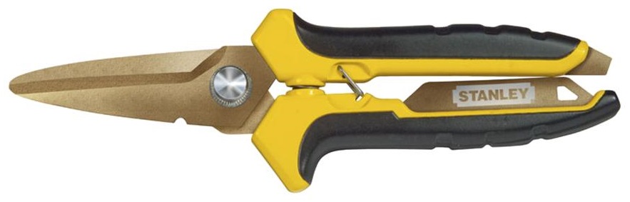 Ножницы STANLEY 200*60мм с титановым покрытием (картон, жесть до 0.6мм, STHT0-14103) в Киеве