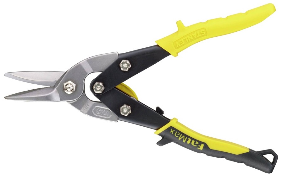 Ножиці STANLEY по металу 250мм прямі (блістер) (2-14-563) в Києві