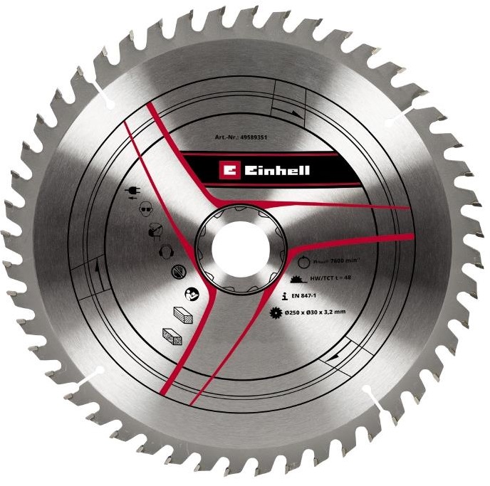 Диск пильний EINHELL TCT KWB (589351) в Києві