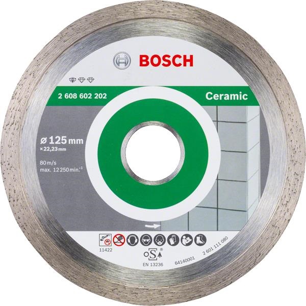 Диск алмазный BOSCH Standard for Ceramic 125-22.2 (2.608.602.202) в Киеве