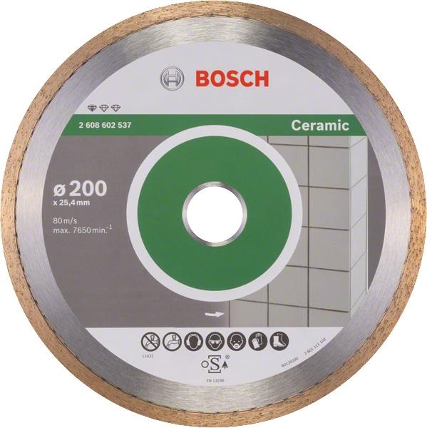 Диск алмазный BOSCH Standard for Ceramic 200x25.4 (2.608.602.537) в Киеве