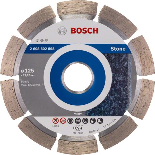 Диск алмазный BOSCH Standard for Stone 125x22.23 (2.608.602.598) в Киеве