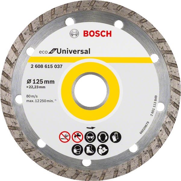 Диск алмазный BOSCH ECO UnivTurbo 125x22.23 (2.608.615.037) в Киеве