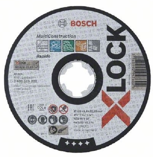 Круг отрезной BOSCH X-LOCK Multi (2.608.619.270) в Киеве