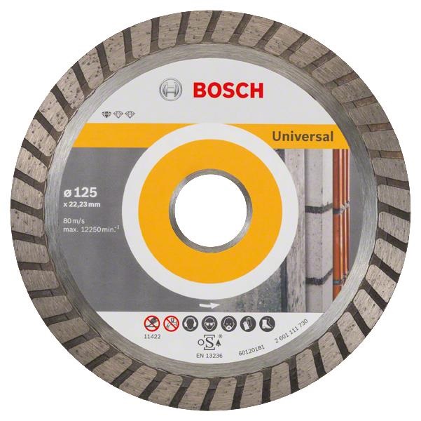 Диск алмазный BOSCH Standard for Universal Turbo 125х22.23 мм (2.608.602.394) в Киеве