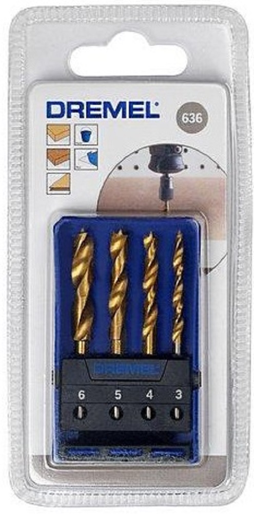 Набір свердел по дереву DREMEL 4 шт (2.615.063.6JA) в Києві