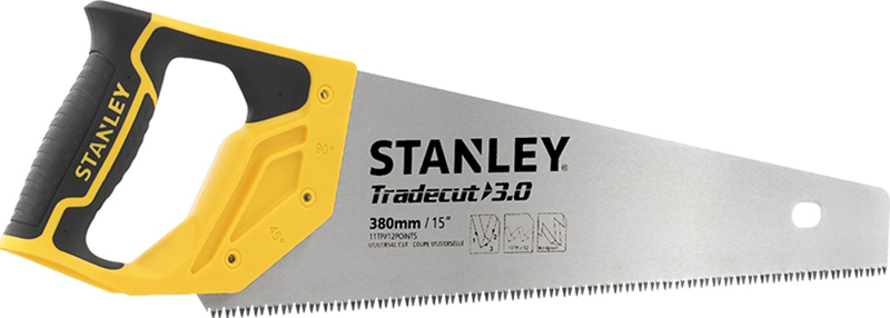 Ножовка по дереву STANLEY TRADECUT 380мм (STHT20348-1) в Киеве