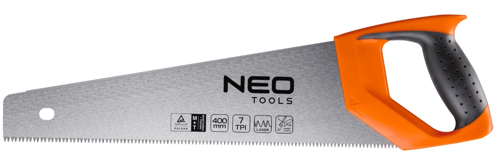 Ножовка по дереву NEO TOOLS 400 мм 7TPI (41-031) в Киеве