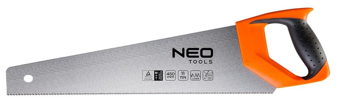 Ножовка по дереву NEO TOOLS 450 мм 11TPI (41-066) в Киеве