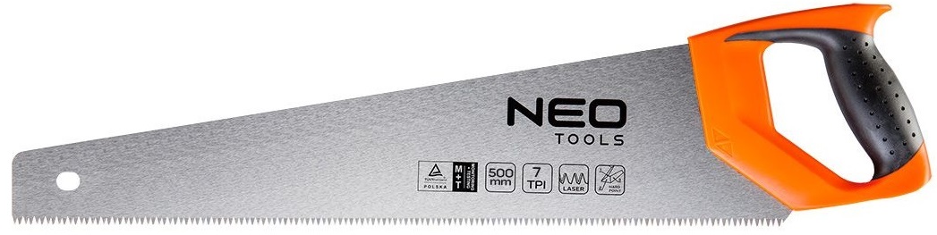 Ножовка по дереву NEO TOOLS 500 мм 7TPI (41-041) в Киеве