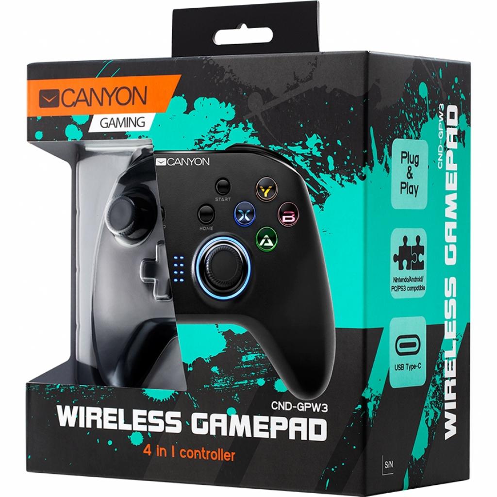 Бездротовий геймпад CANYON GP-W3 Black (CND-GPW3) · 4