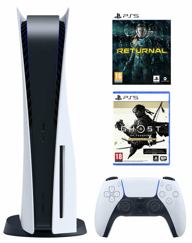 Набір консоль PlayStation 5 + PS5 Returnal + PS5 Ghost of Tsushima Director's Cut в Києві