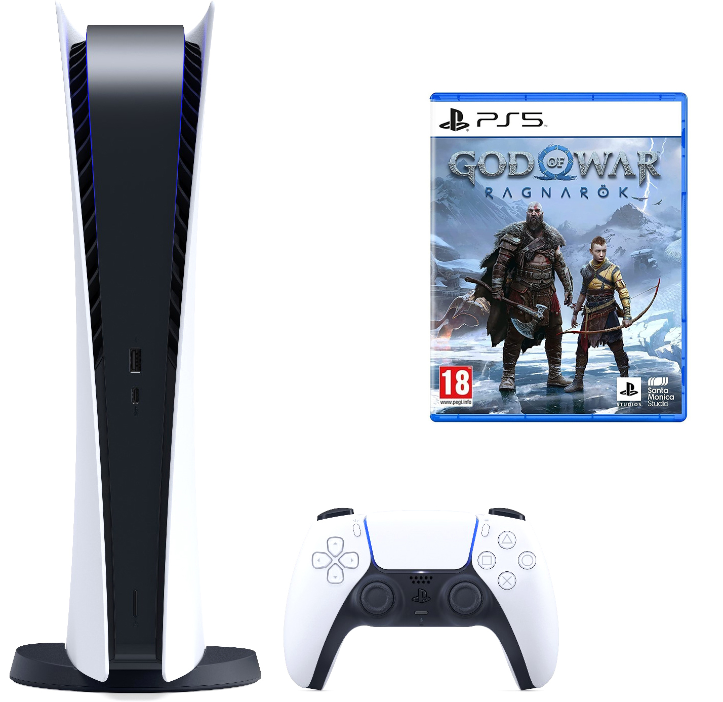 Консоль SONY PlayStation 5 Digital Edition (God of War Ragnarok) в Києві