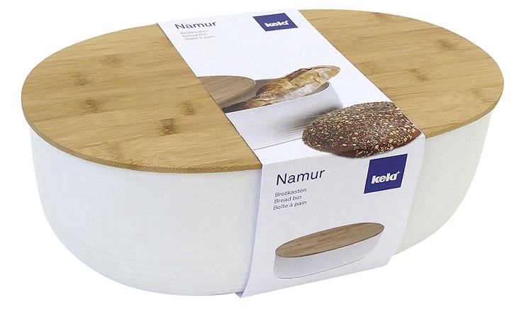 Хлібниця KELA Namur Біла 37.5х23х14 см (12060) · 2