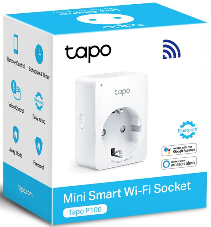 Розумна розетка TP-LINK Tapo P100 (4-pack) · 4