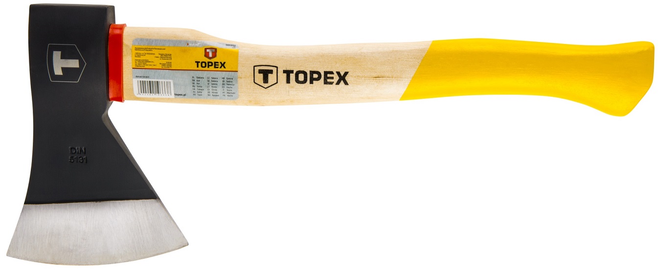 Топор TOPEX 600 г, деревянная рукоятка (05A136) в Киеве