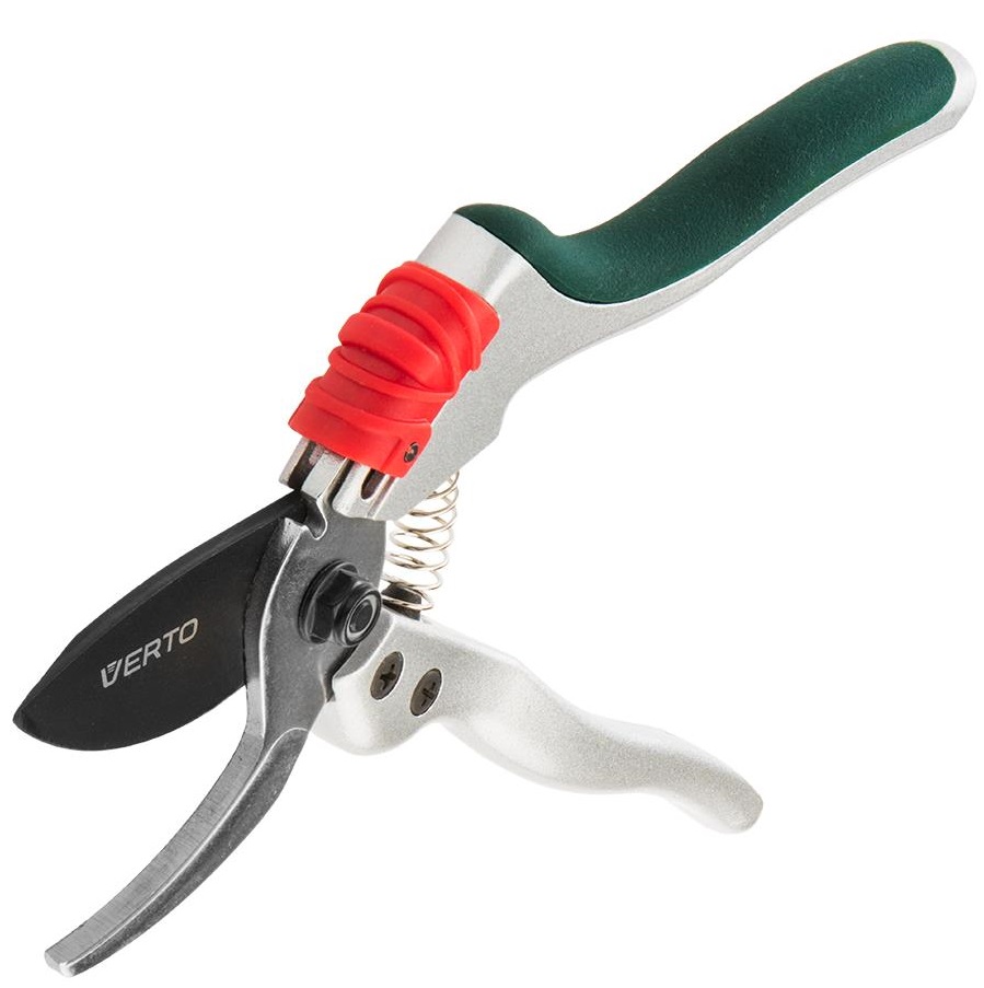 Секатор VERTO садовый 195 мм изгиб лезвия 15° D реза 18 мм (15G206) в Киеве
