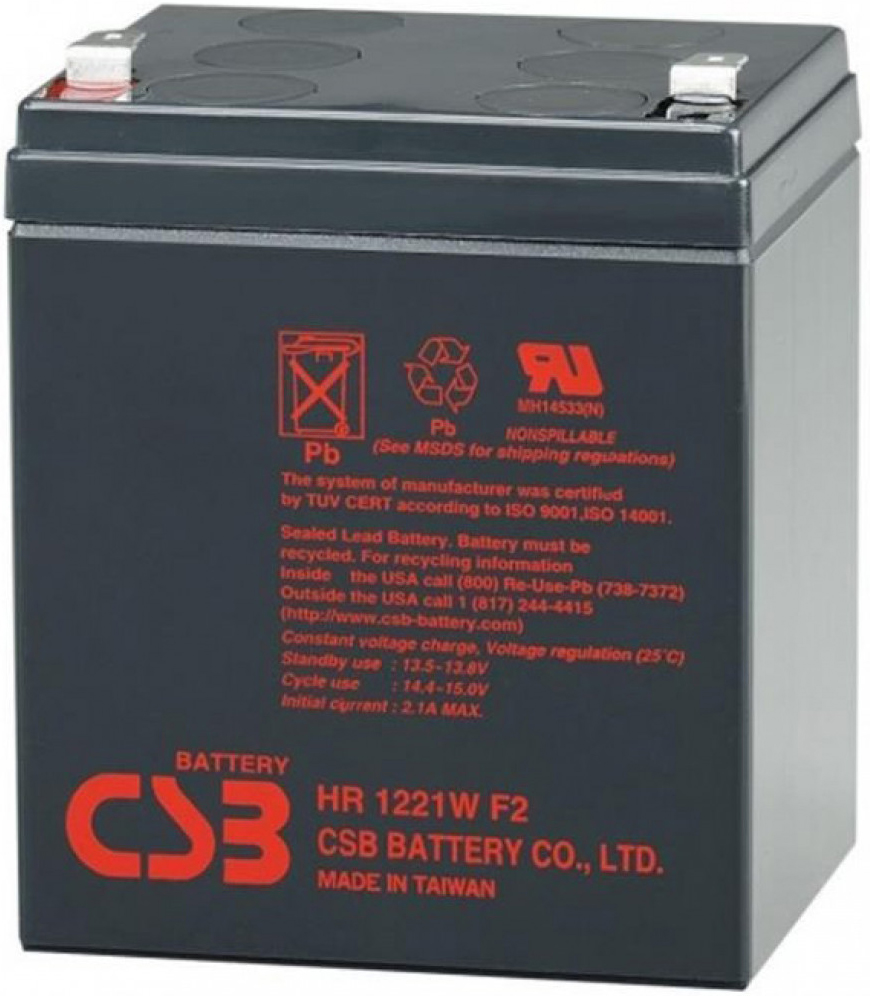Аккумуляторная батарея CSB 12V-5.0Ah (HR1221WF2) в Киеве