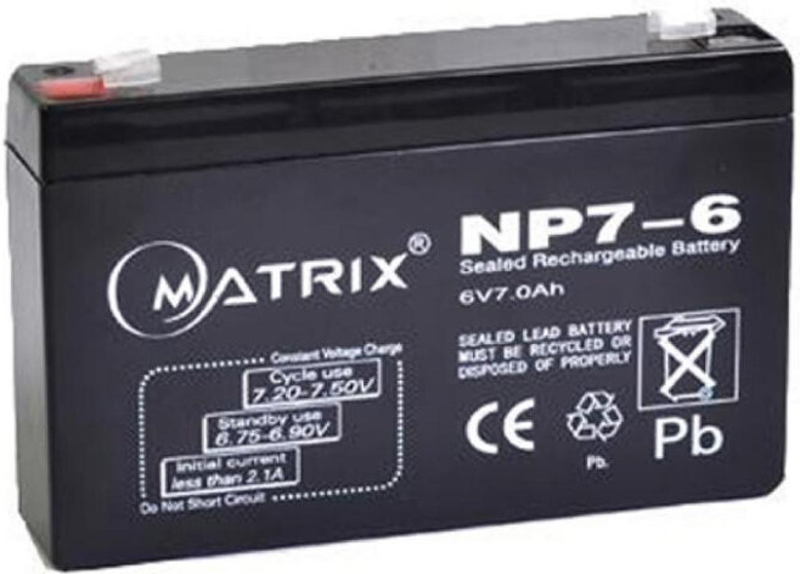 Аккумулятор для ИБП MATRIX 6V 7AH (NP7-6) в Киеве