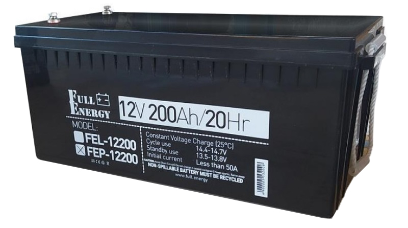 ᐉ Акумуляторна батарея FULL ENERGY FEP-12200 12V 200AH (FEP-12200) AGM .