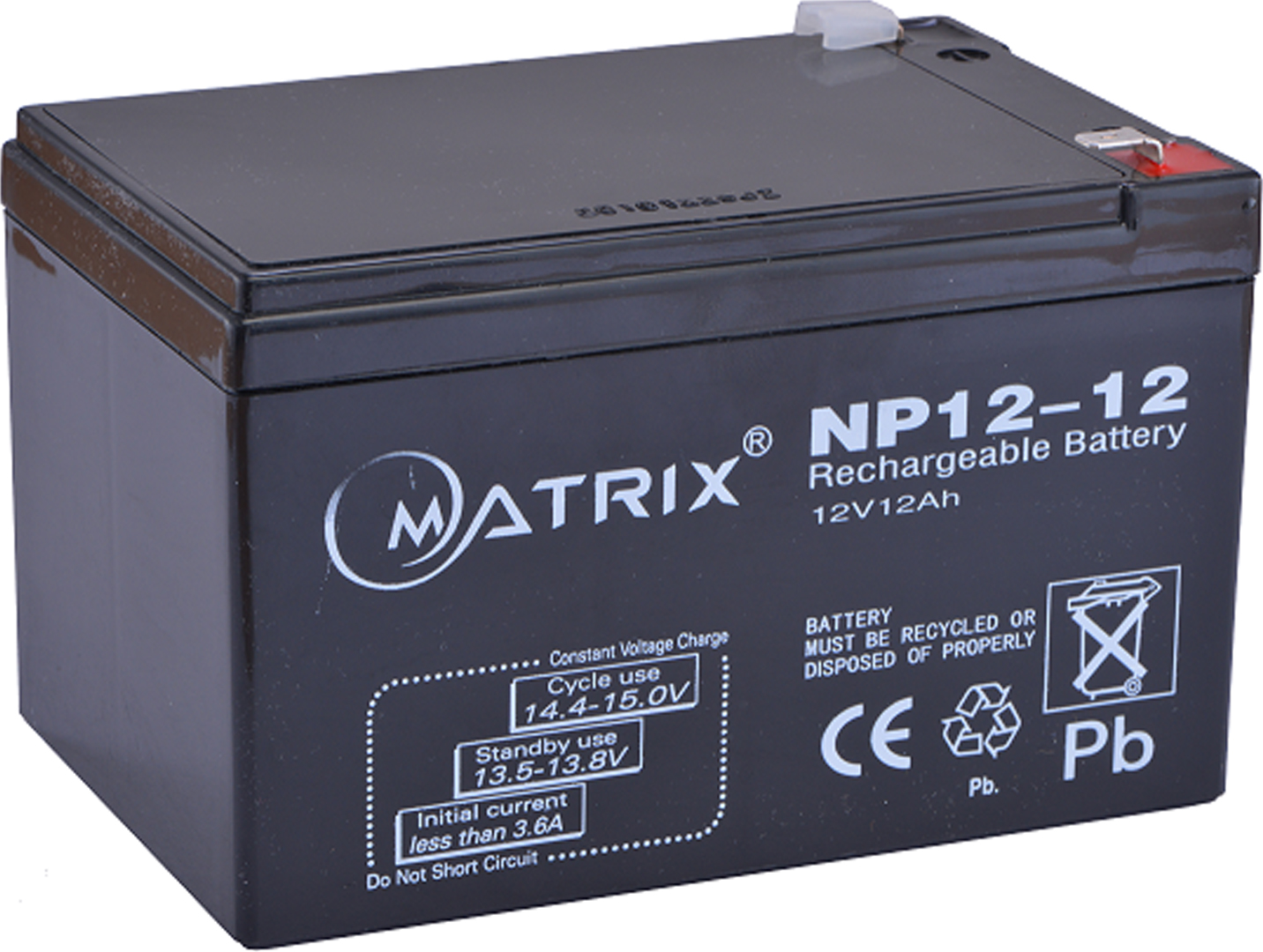 Акумуляторна батарея MATRIX NP12-12 12V 12Ah AGM в Києві