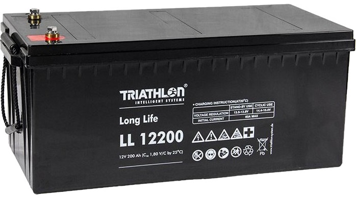 Акумулятор TRIATHLON LL12200 12V 200Ah AGM (91010171) в Києві