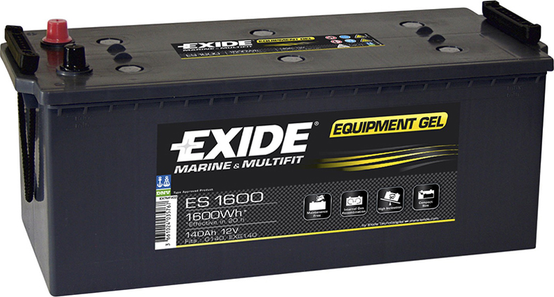 Акумуляторна батарея EXIDE Equipment GEL 12V 140Ah EN GEL (ES1600) в Києві