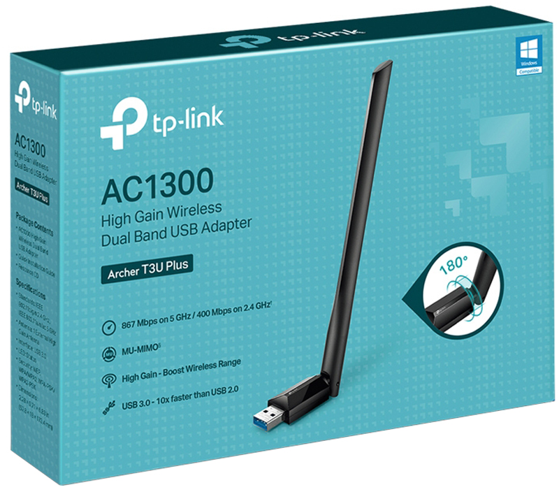 Wi-Fi адаптер TP-LINK Archer T3U Plus · 2